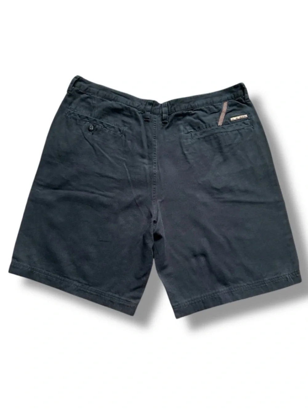Quiksilver Edition Black Twill Cotton Shorts Men's Size 40 Summer Surfer Skater